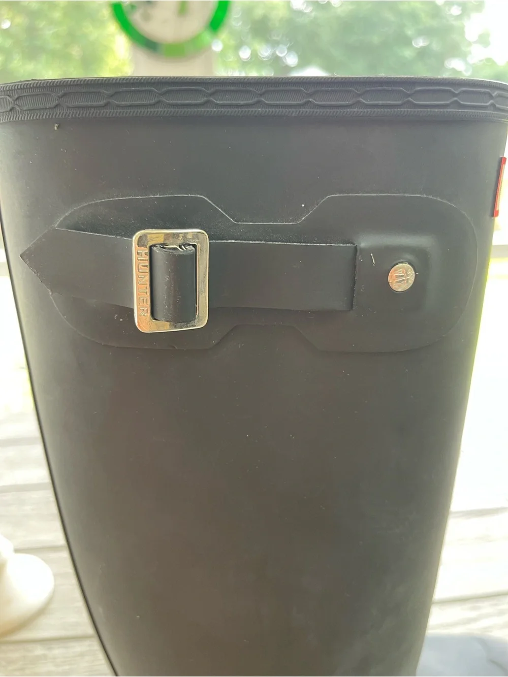 Hunter Original Black Tall Waterproof Rain Boots Womens Size 9